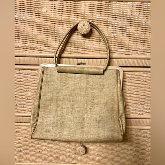 Vintage 60s Beige Doctor Bag [RARE] - Picture 4 of 14
